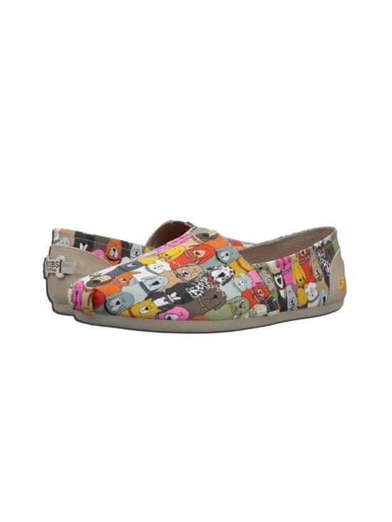 BOBS from Skechers Shoes - BOBS FROM SKECHERS Womens' Wag Party Dog Print Slip-Ons Size 5.5
